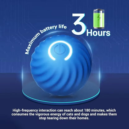 Automatic Dog Toy Ball – Smart Bouncing, Rolling & Chew Ball with USB Rechargeable Battery